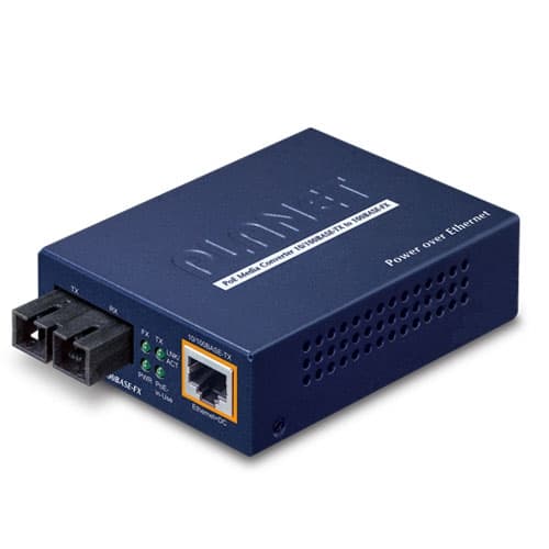 FTP-802 / FTP-802S15 — 100Base-FX to 10/100Base-TX PoE Media Converter, vista 4