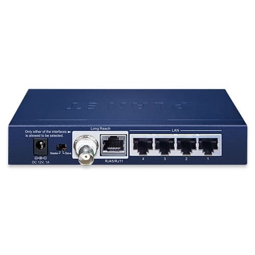 LRE-104 — 4-Port 10/100TX + 1-Port UTP/BNC Long Reach Ethernet Extender, vista 3