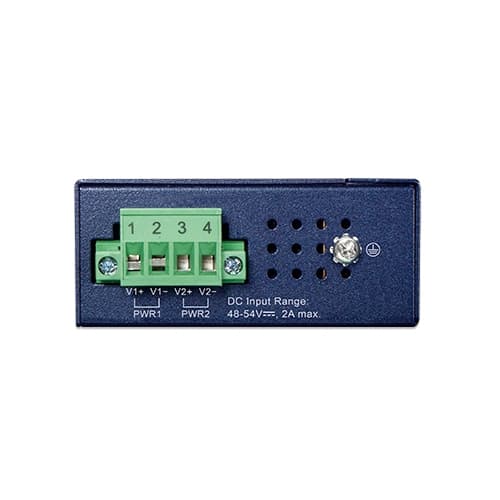 IGTP-2205AT — Compact Industrial 2-Port 100/1000X SFP to 2-Port 10/100/1000T 802.3at PoE+
Media Converter, vista 3