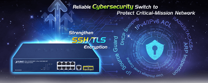 GS-4210-8T2S — 8-Port 10/100/1000T + 2-Port 100/1000X SFP Managed Switch, vista 5