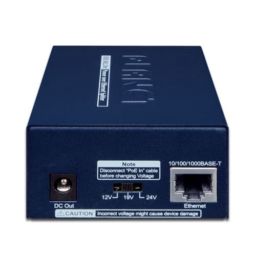 POE-173S — Single-Port 10/100/1000Mbps 802.3bt PoE++ Splitter, vista 3