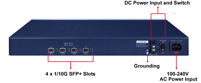 GS-6320-46S2C4XR — L3 46-Port 100/1000BASE-X SFP + 2-Port Gigabit TP/SFP + 4-Port 10G SFP+ Managed Switch, vista 6