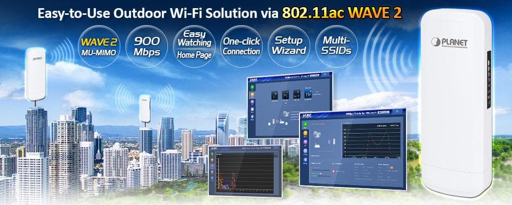 WBS-512AC — 5GHz 802.11ac 900Mbps Outdoor Wireless CPE, vista 6