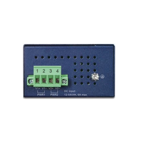 IPOE-270 / IPOE-270-12V — Industrial 2-port Multi-Gigabit 802.3bt PoE++ Injector Hub, vista 3
