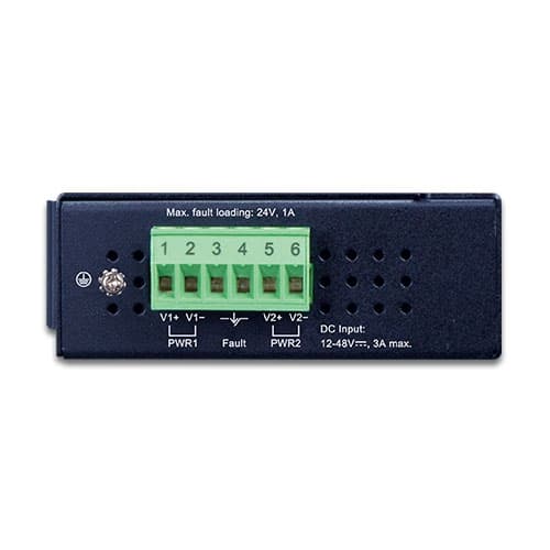 IPOE-162 — Industrial IEEE 802.3at Gigabit Power over Ethernet Plus Injector (Mid-span), vista 3