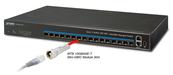 MTB-Series Module — 10GBASE-LR/SR/BX/T Modules, vista 6