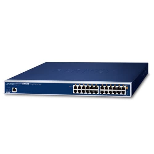 POE-1200G — 12-Port Gigabit IEEE 802.3at PoE+ Managed Injector Hub (220 watts)