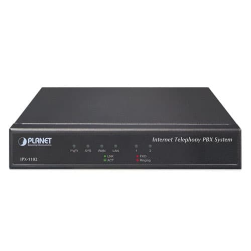IPX-1102 — Internet Telephony PBX system with 2-port FXO (100 SIP User Registrations), vista 2