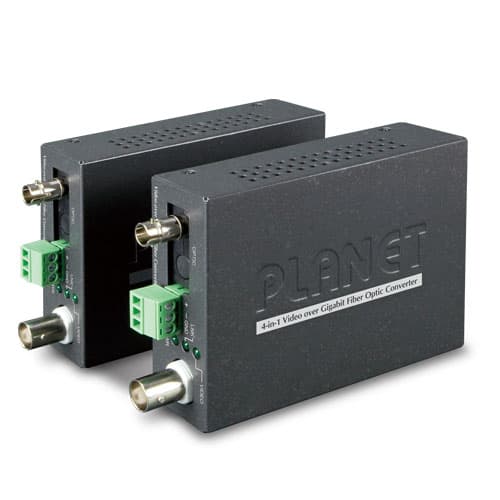 VF-10xG-KIT — 1-Channel 4-in-1 Video over Gigabit Fiber Bundle Kit, vista 4