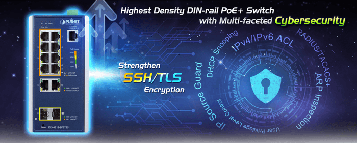 IGS-4215-8P2T2S — Industrial 8-Port 10/100/1000T 802.3at PoE + 2-Port 10/100/1000T + 2-Port 100/1000X SFP Managed Switch, vista 4