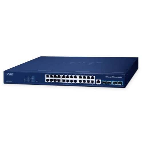 GS-6311-24T4X — L3 24-Port 10/100/1000T + 4-Port 10G SFP+ Managed Ethernet Switch