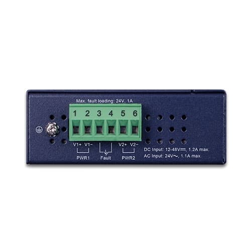 ISW-621TF — 4-Port 10/100Base-TX + 2-Port 100Base-FX SFP Industrial Ethernet Switch with Wide Operating Temperature, vista 3