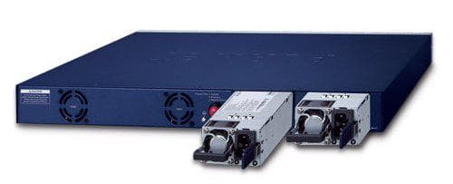 GS-6322-24P4X — L3 24-Port 10/100/1000T 802.3bt PoE + 2-Port 10GBASE-T + 2-Port 10G SFP+ Managed Switch with Dual Modular Power Supply Slots, vista 10