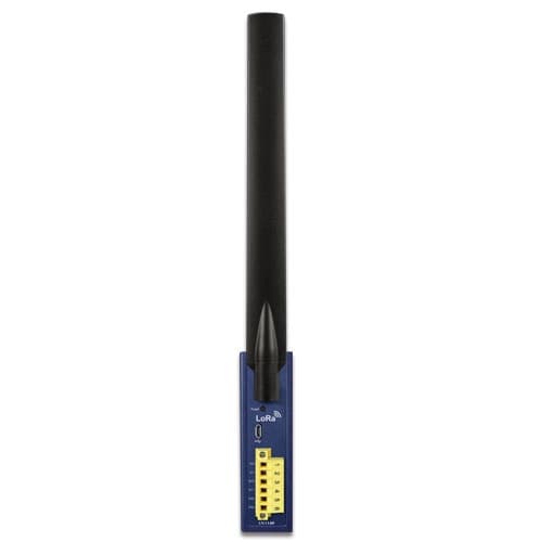 LN1140 — Industrial IP30 LoRa Node Controller (2 DI, 2 DO, EU868/US915 Sub 1G), vista 2
