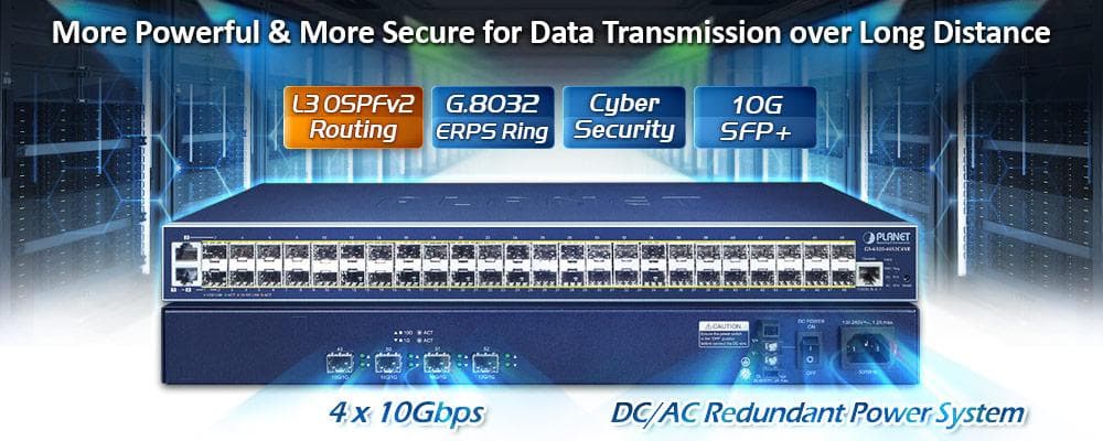 GS-6320-46S2C4XR — L3 46-Port 100/1000BASE-X SFP + 2-Port Gigabit TP/SFP + 4-Port 10G SFP+ Managed Switch, vista 4