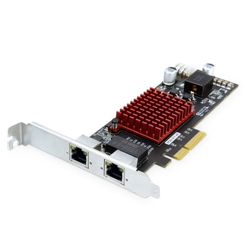 ENW-9720P — 2-Port 10/100/1000T 802.3at PoE+ PCI Express Server Adapter