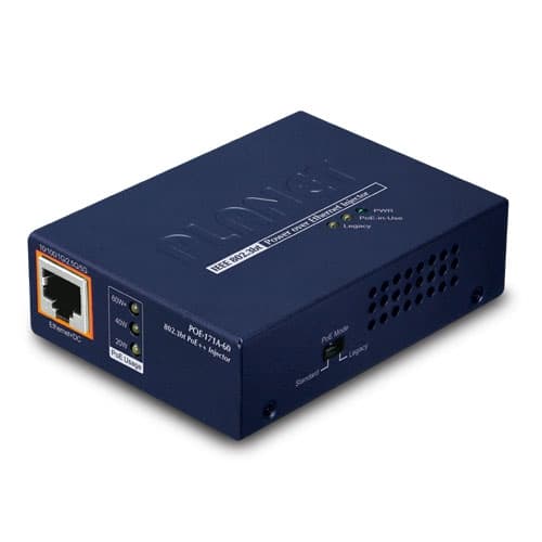 POE-171A-60 — Single-Port Multi-Gigabit 802.3bt PoE++ Injector (60 Watts)
