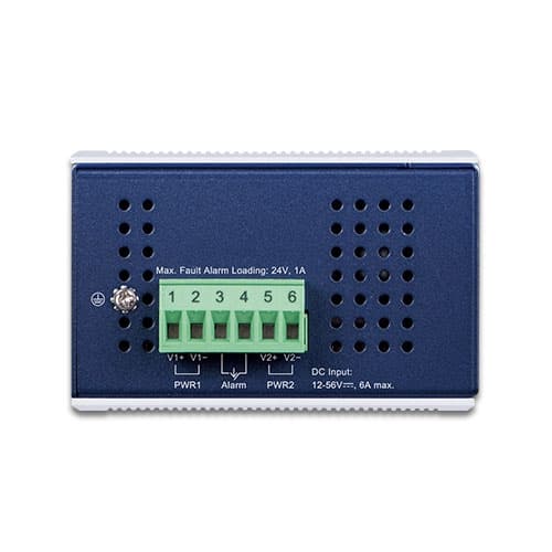 IGUP-1205AT — Industrial 2-Port 100/1000X SFP to 1-Port 10/100/1000T 802.3bt PoE++ Media Converter, vista 3