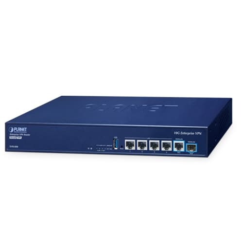 XVR-800 — Enterprise Dual 10G VPN Security Router with 4-Port 10/100/1000T