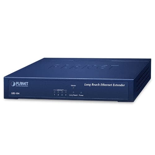 LRE-104 — 4-Port 10/100TX + 1-Port UTP/BNC Long Reach Ethernet Extender