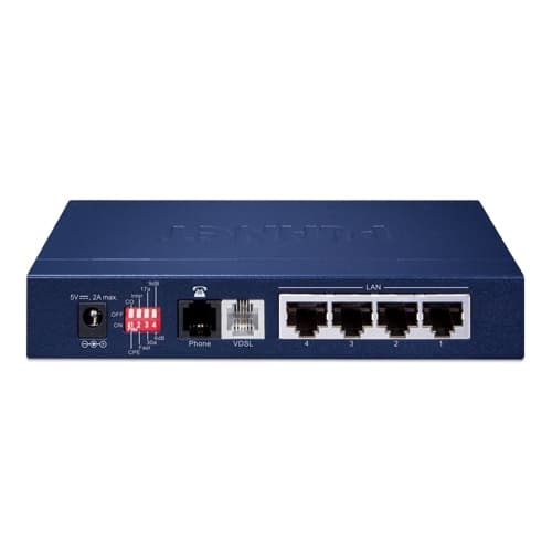 VC-234 — Ethernet over VDSL2 Bridge (4*RJ45, 1*VDSL2/RJ11, 1*Phone-30a), vista 3