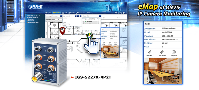 IGS-5227X-4P2T — Industrial IP67-rated 4-Port 10/100/1000T 802.3at PoE+ 2-Port 10/100/1000T Managed Ethernet Switch, vista 12