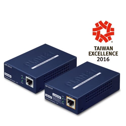 LRP-101U-KIT — 1-Port Long Reach PoE over UTP Extender Kit (LRP-101UH + LRP-101UE)