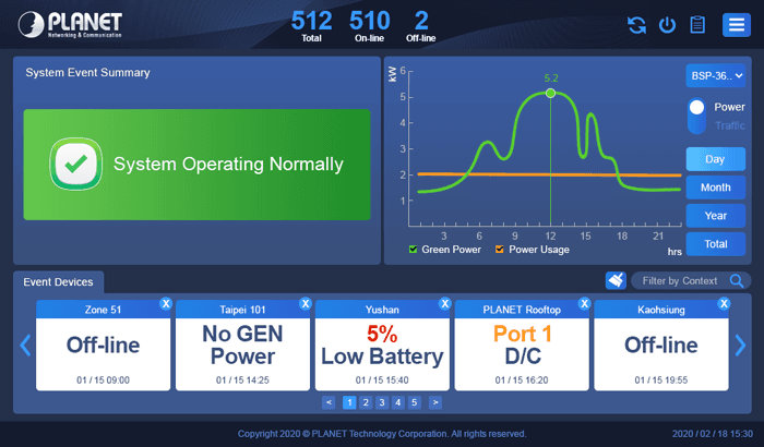 NMS-360V — Renewable Energy Management Controller with LCD Touch Screen, vista 7