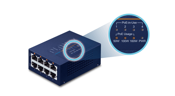 UPOE-400 — 4-Port Multi-Gigabit 802.3bt PoE++ Injector Hub (160 Watts), vista 7