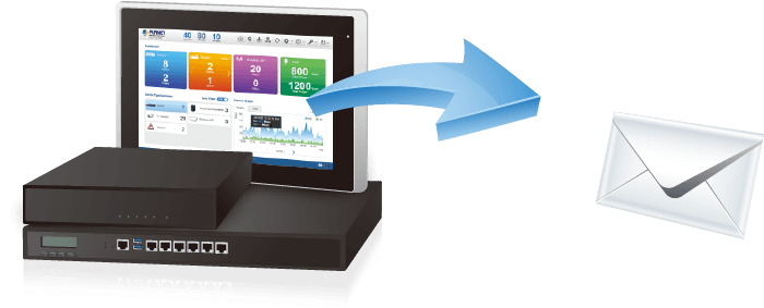 UNC-NMS — Universal Network Management Central Controller with LCD & 6 10/100/1000T LAN Ports (1024 x 100 nodes), vista 12