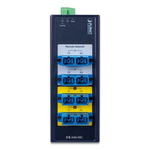 IFB-244 Series — Industrial 2-Channel Optical Fiber Bypass Switch, vista 11