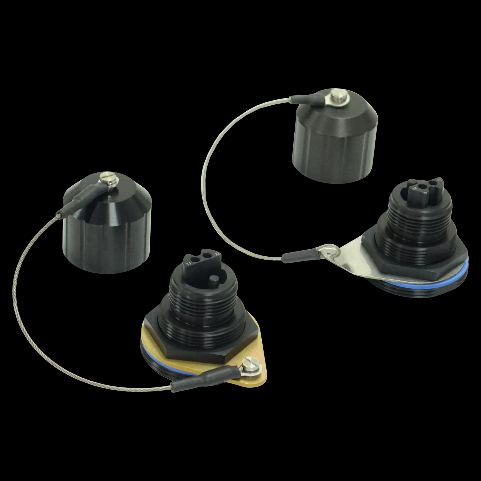 Receptacle Jam Nut for TACLight™ Hermaphroditic Fiber Optic Connector, vista 3