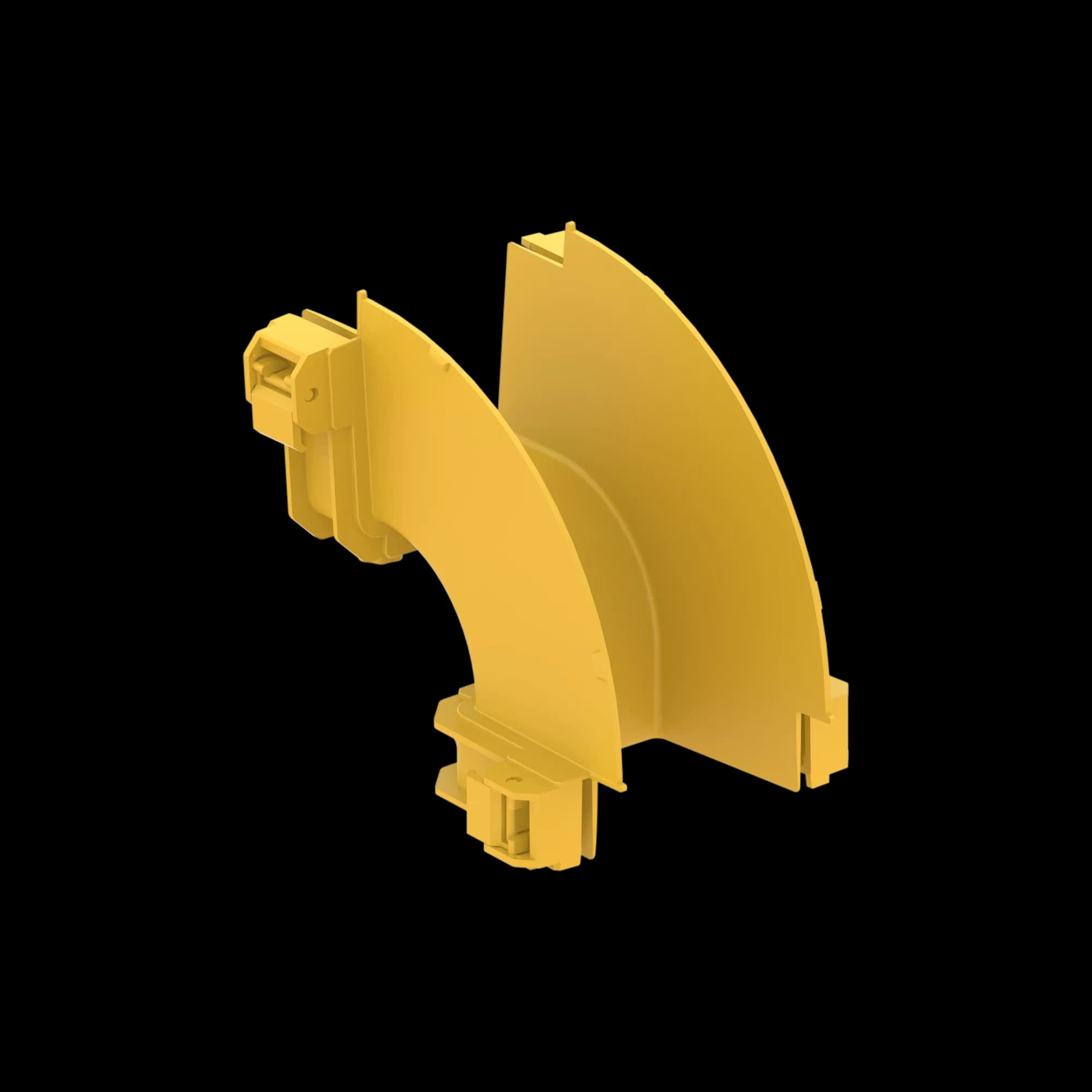 FDS_100mm 90˚ Vertical Outside Elbow Body