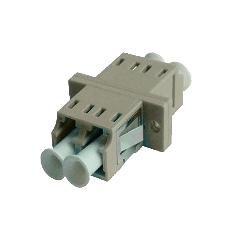 LC Duplex Adapter | w/ Flange, vista 4