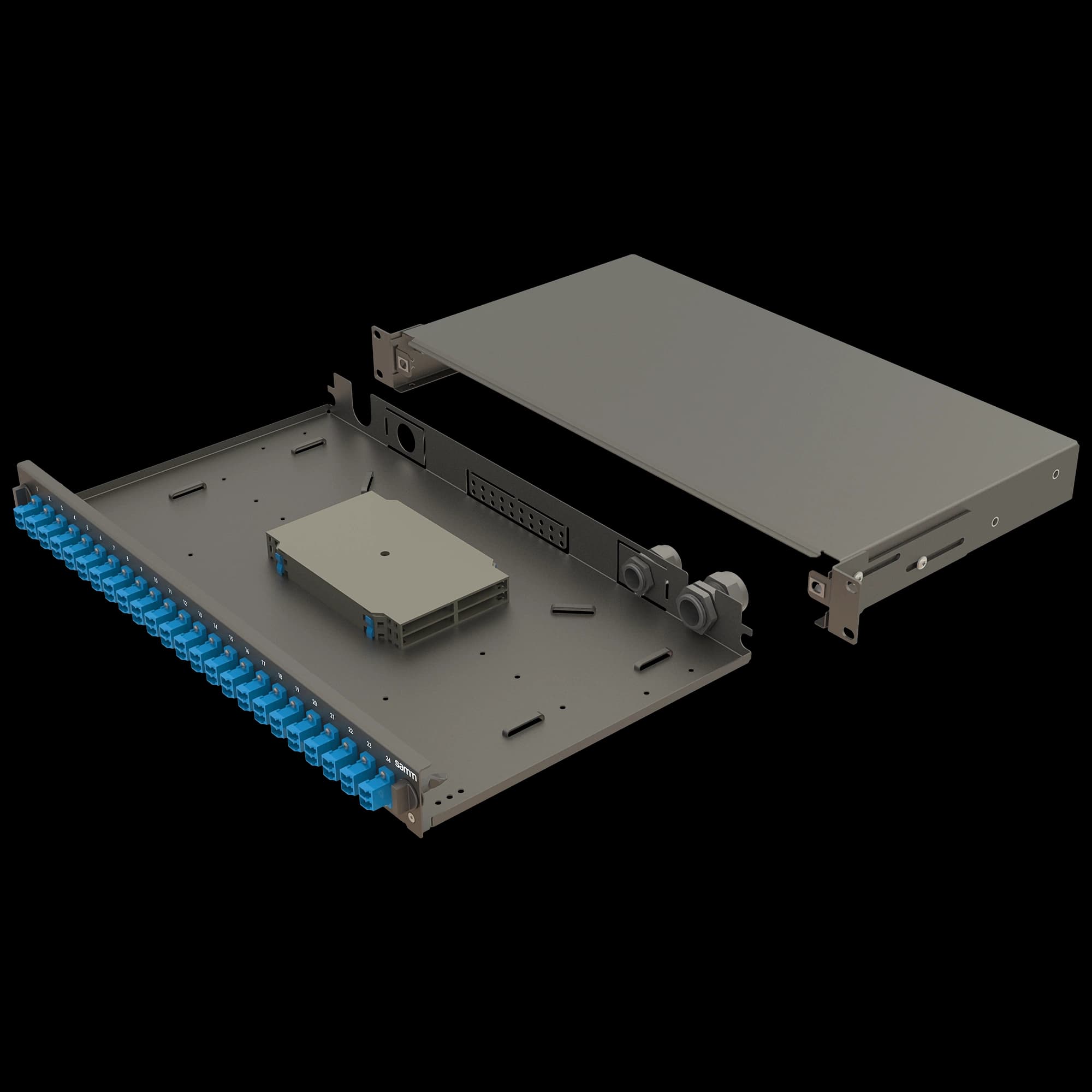 Bright Series | Mechanical Sliding | 24 LC Duplex | FP03 | 48 Fiber