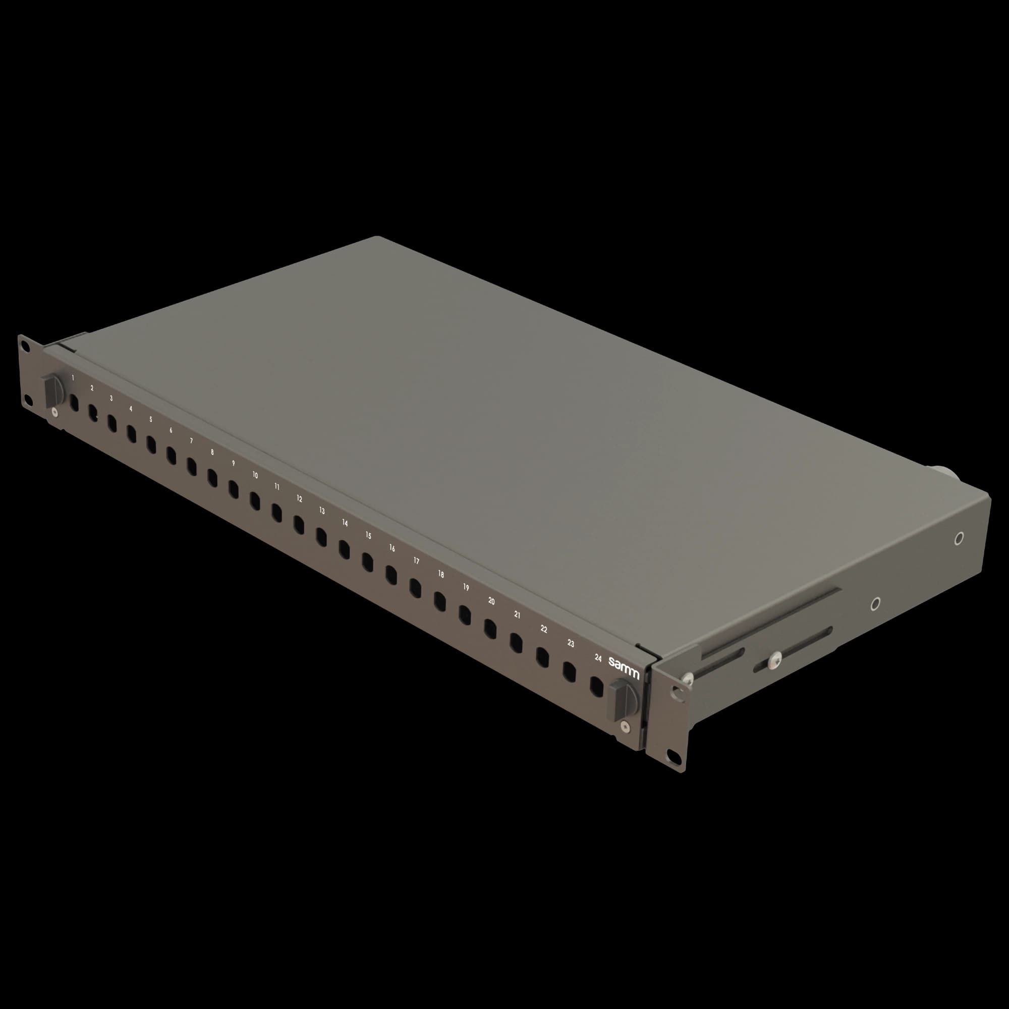 Bright Series | Mechanical Sliding | 24 Holes | FP06 | Empty Patch Panel