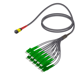 Male MTP Elite to LC/APC Universal Fanout | Base-24 | Single Mode G657.A2 | 4.8/1.8mm, vista 2