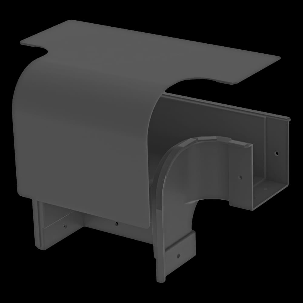 Raceways | Vertical Offset Drop 1020 | W/ Cover, vista 4