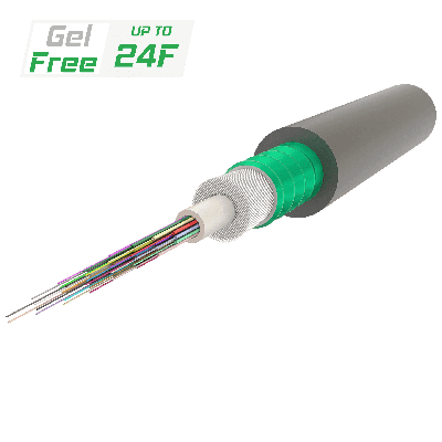 Steel-Armoured Central Loose Tube Fiber Optic Cable | Gel-Free | U-BQ(ZN)(SR)BH | Up to 24F | 2000 meters, vista 3