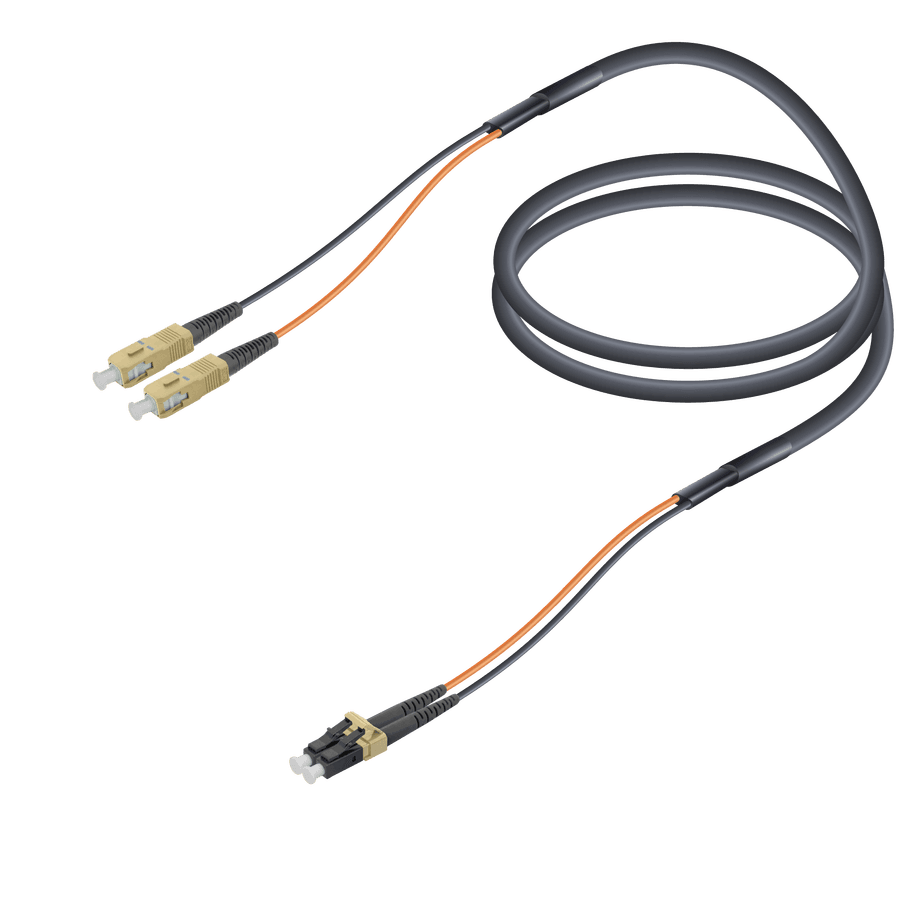 SC/UPC-LC/UPC | Multi Mode G651.OM2 Universal FTTA Breakout | 7.0x2.0mm