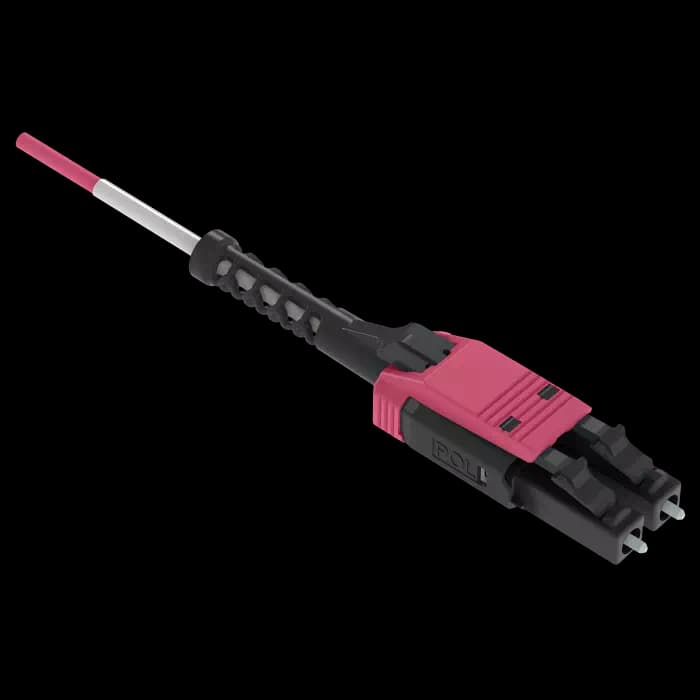 LC/UPC-LC/UPC | Multi-Mode G651.OM4 | UNI10 | Uniboot Patch Cord | 2.0mm Uniboot Connectors, vista 3