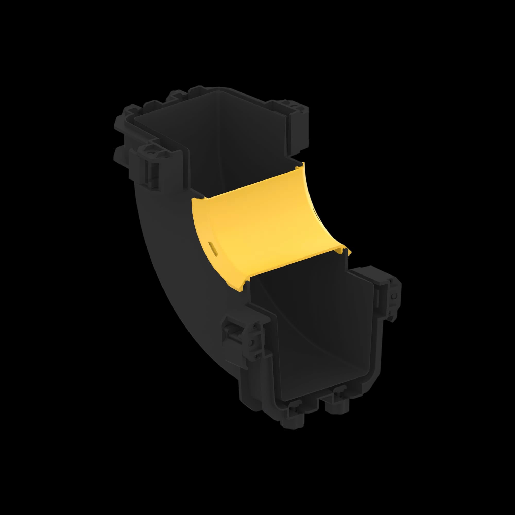 FDS_100mm 90˚ Vertical Inside Elbow Cover, vista 3