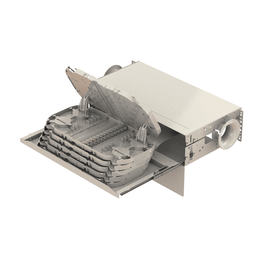 Patch to Patch Fiber Management Shelves | 21" 3U, vista 3