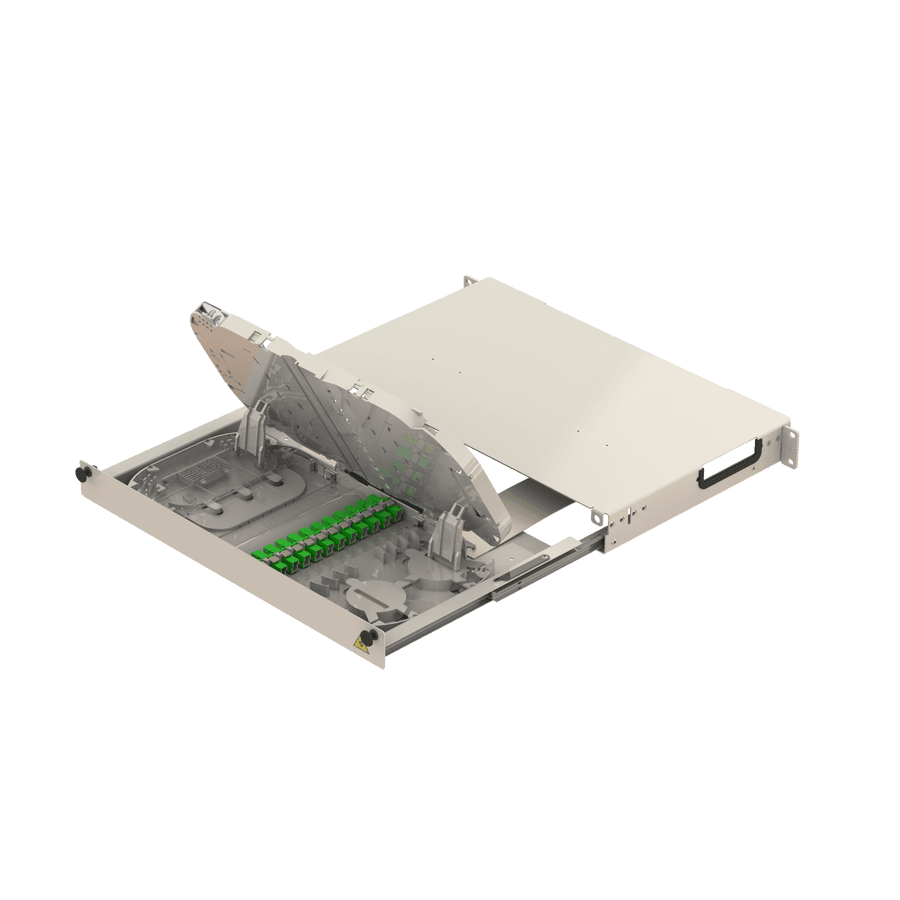 Splice to Patch Fiber Management Shelves | 19" 1U, vista 12