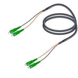 SC/APC-SC/APC | Single Mode G657.A2 Universal FTTA Breakout | 7.0x2.0mm, vista 2