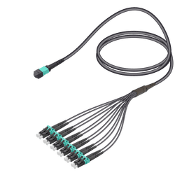 Female MTP Elite to LC/UPC Universal Fanout | Base-12 | Multi Mode G651.OM3 | 4.8/1.8mm, vista 2