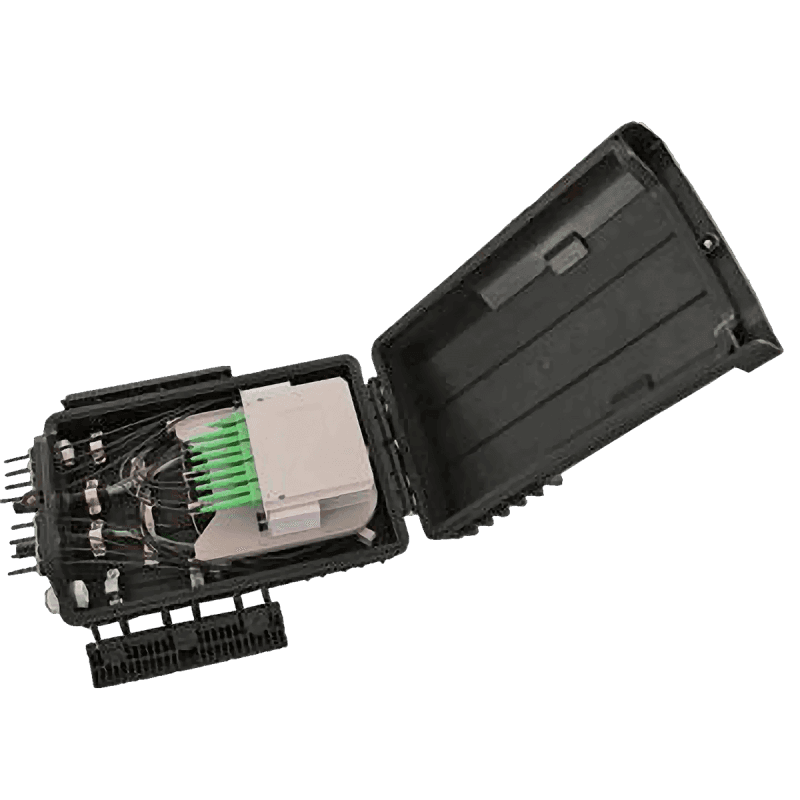 Outdoor Termination Box | 1 Tray 24 Fibers 16 Ports 16 LGX | 362217, vista 4
