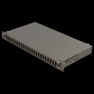 Bright Series | Mechanical Sliding | 24 Holes | FP04 | Empty Patch Panel, vista 3
