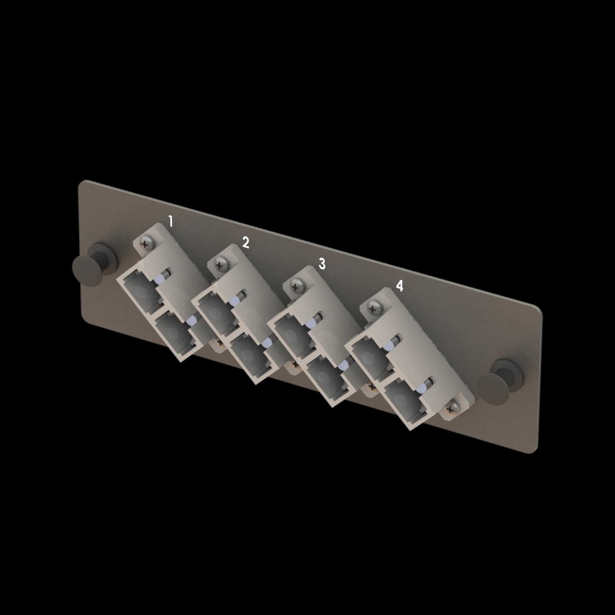 Bright Series | 4 SC Duplex Module | BM04, vista 3