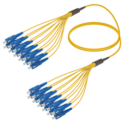 SC/UPC-SC/UPC | 12 Fibers Fanout | Single Mode G657.A2 | 3.0/1.8mm, vista 2